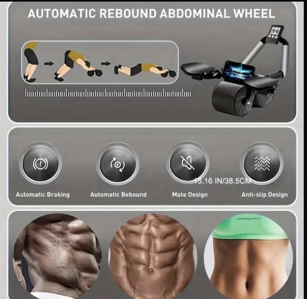 Ab Roller Wheel- Abdominal Workout Equipment For Home Gym